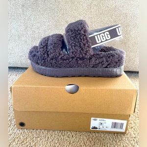 UGG- Oh Fluffita gray slippers